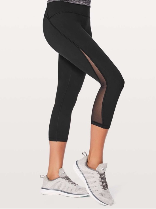 lululemon athletica Pants - lululemon athletica Black Train Times Crop Leggings